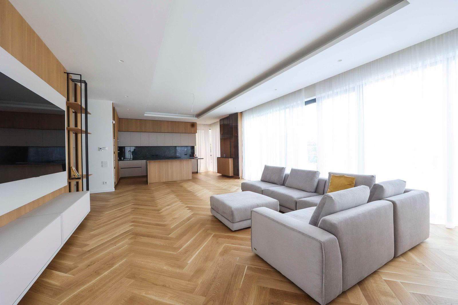 Parchet herringbone montat de Total Parquet în Cluj